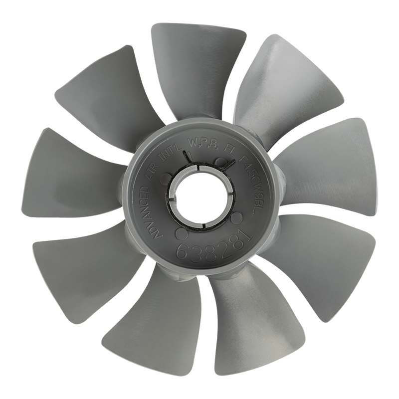 थॉमस 2650 आणि 2660 ग्रे फॅन - 3/4" शाफ्ट 638281