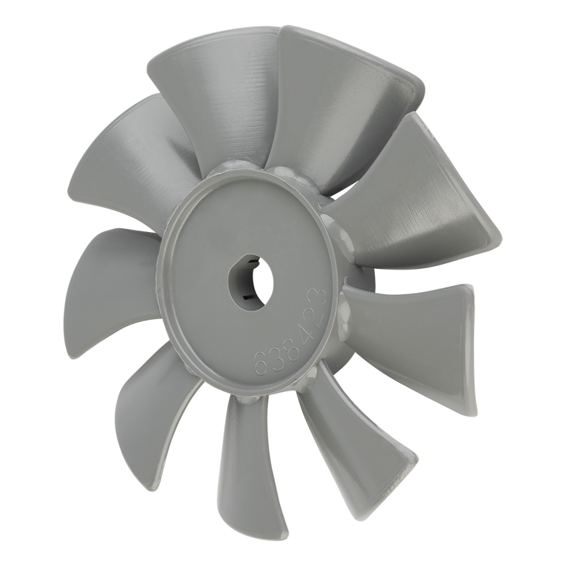 थॉमस 2650 आणि 2660 ग्रे फॅन - 1/2" शाफ्ट 638423